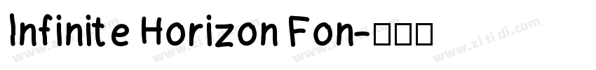 Infinite Horizon Fon字体转换
